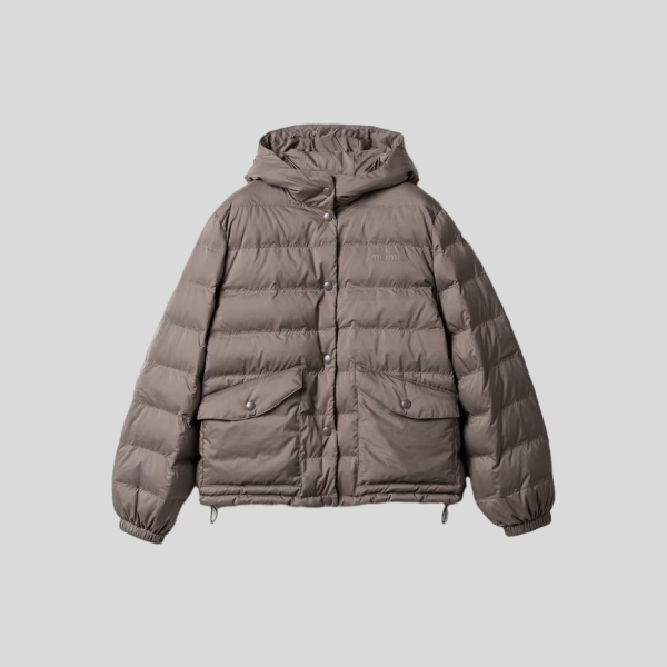 미우미우 테크니컬 퐁제 다운 자켓