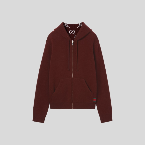 구찌 리버시블 울 지퍼 자켓