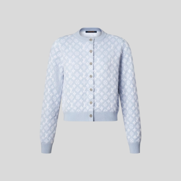 루이비통 모노그램 브러시드 니트 가디건