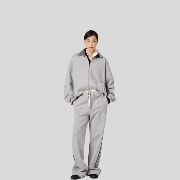 미우미우 코튼 플리스 팬츠