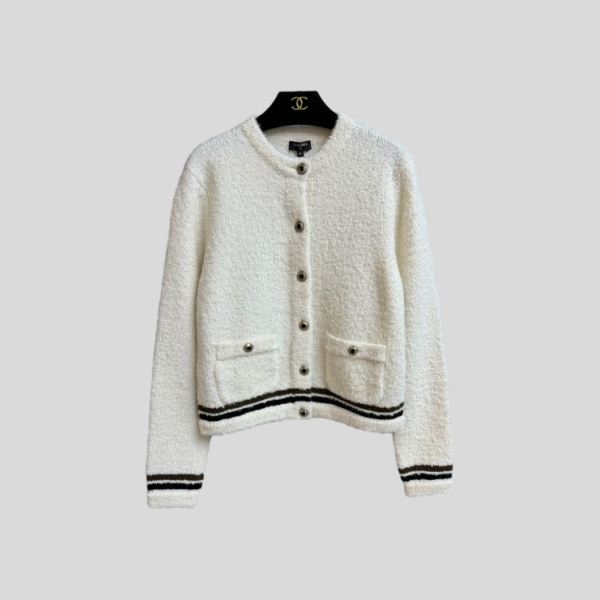 샤넬 스트라이프 가디건