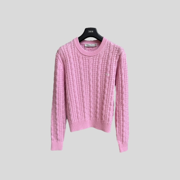 디올 케이블 니트 스웨터