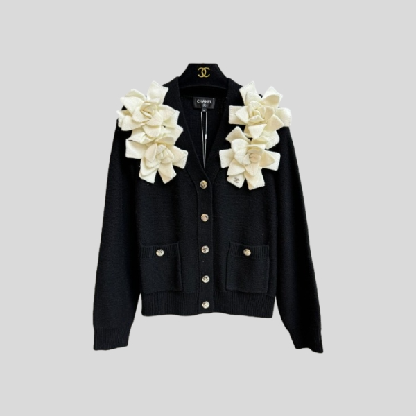 샤넬 플로럴 가디건
