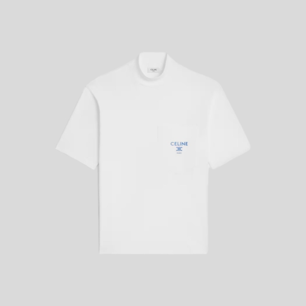 셀린느 모크넥 티셔츠