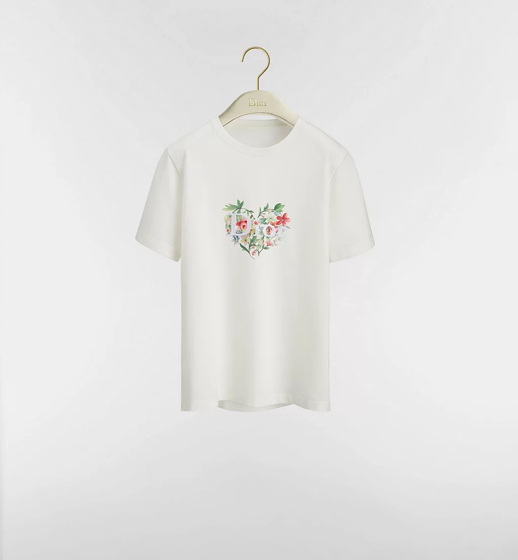 디올 슬림핏 반팔 티셔츠