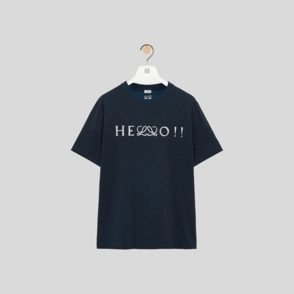 로에베 레귤러 핏 티셔츠