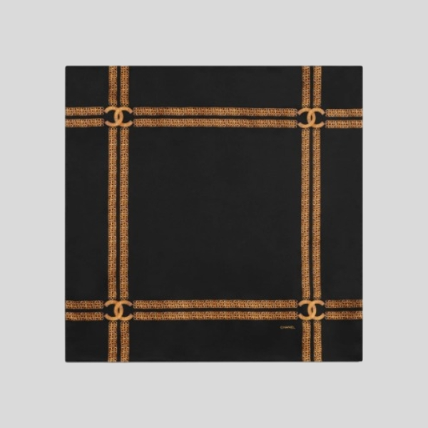 샤넬 다크 나이트 골드 스카프