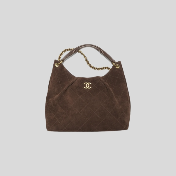 샤넬 스웨이드 호보백