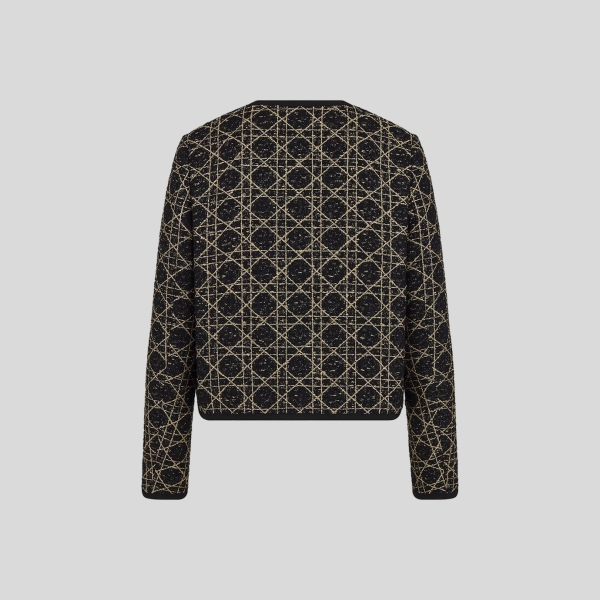 디올 매크로까나쥬 크롭 재킷